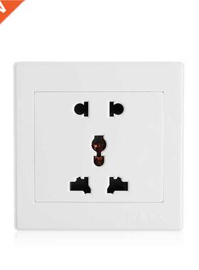 Universial 5 Hole AC Power Outlet Panel Plate Charger Dock S