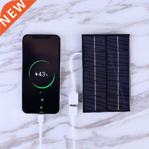 USB Solar Panel Outdoor 5W 5V Portable Solar Charger Pane