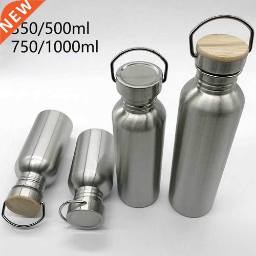 Portable Stainless Steel Water Bottle with handle 1000ml/500