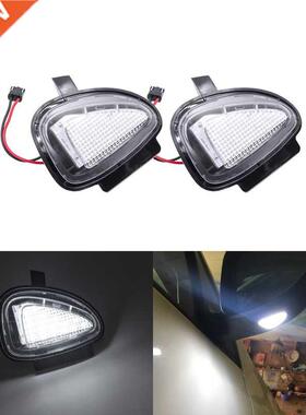 2x Error Free White Led Under Side Mirror Puddle Light For V