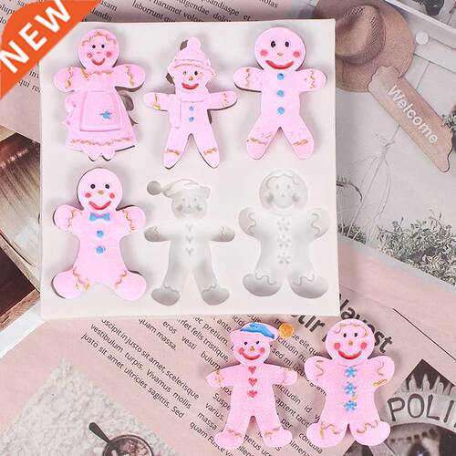 2020 Christmas Cake Tools Mold Gingerbread Man Bakeware Cake