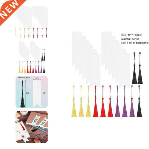 Easy to Use Acrylic Elegant Fine Texture Reading Bookmark fo