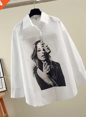 oversized Women Blouses 2020 Spring utumn loose shirts Chr