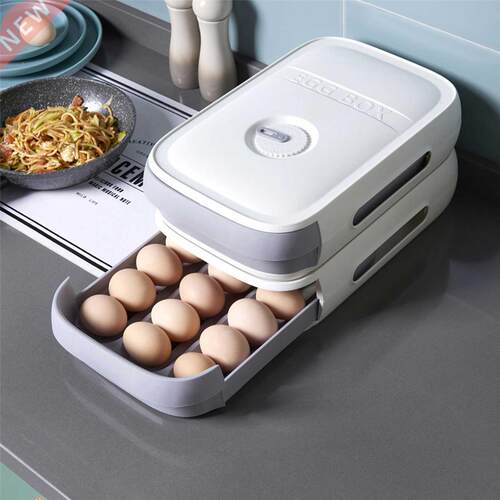 Egg Storage Box Refrigerator Multi-layer Storage Box