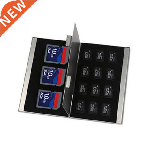 double Box Sd Card Holder Case Capacity CF NANO TF SIM cards