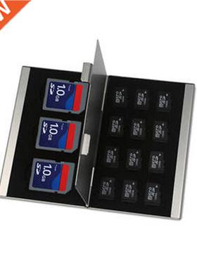 double Box Sd Card Holder Case Capacity CF NANO TF SIM cards