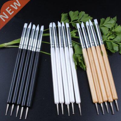 New 6 Colors 5Pcs/Set Stainless Steel Two Head Sculpting Pol