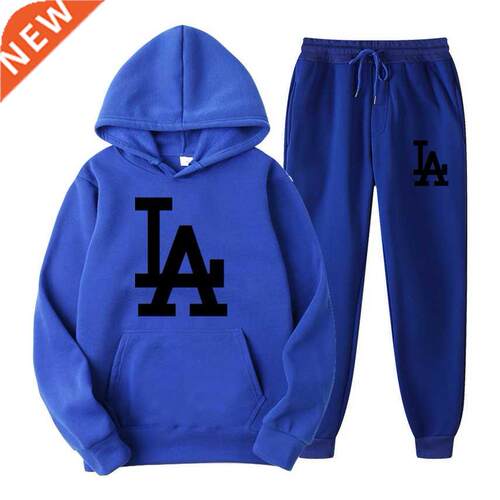 Winter Hoodie Sets Men Fashion Fleece Red Hoodies Black Bran