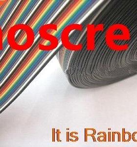 1M/5M/10M 1 meter of 40 WAY Flat Rainbow Color Ribbon Cable