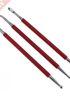 3pcs Carving Tool Stainless Steel Pottery Clay Double Head S