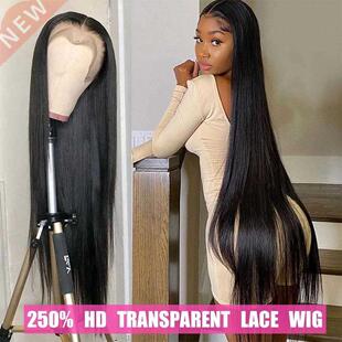 30 Inch Straight Lace Front Wig Transparent Lace Front Human