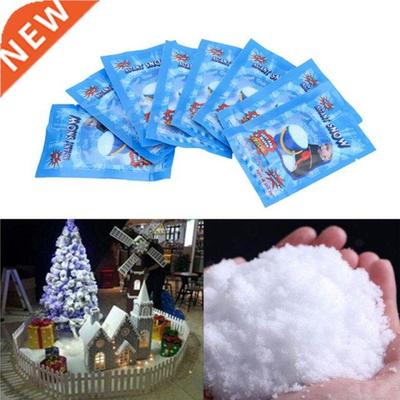 10 Pack Artificial Snow Instant Snow Powder Fluffy Snowflake