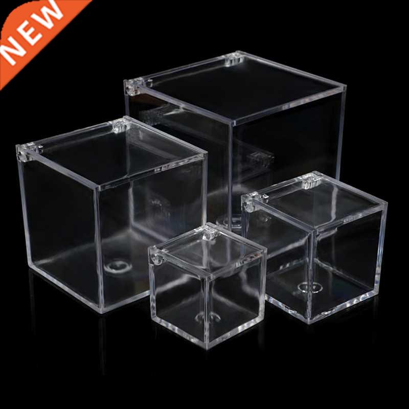 Clear Acryl Cube Favor Box of Plexi Acrylic Glass Plastic St
