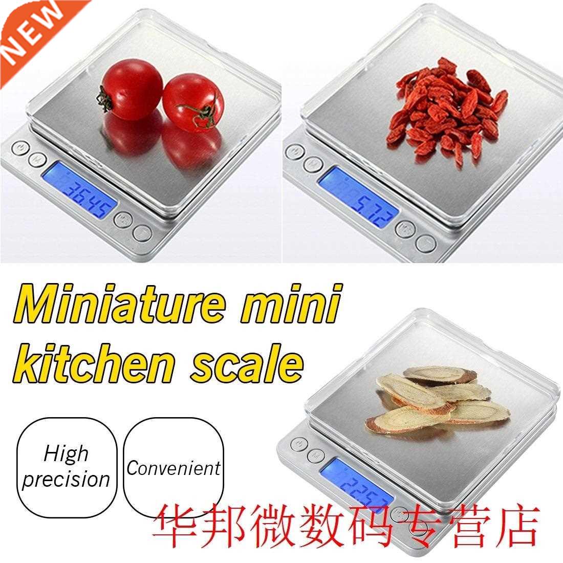 500g x 0.01g Metal Kitchen Scales Mini Electronic Digital Sc