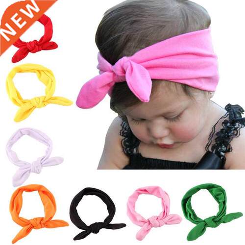 Headband Rabbit Bow Ear Hairband Headwear Cute Kids Girls