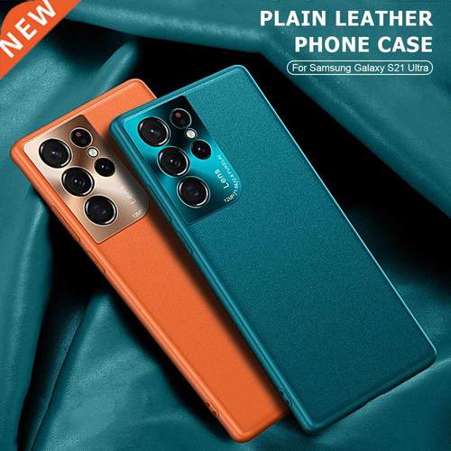 Ultra Thin leather Case For Samsung Galaxy S22 S21 Ultra Plu