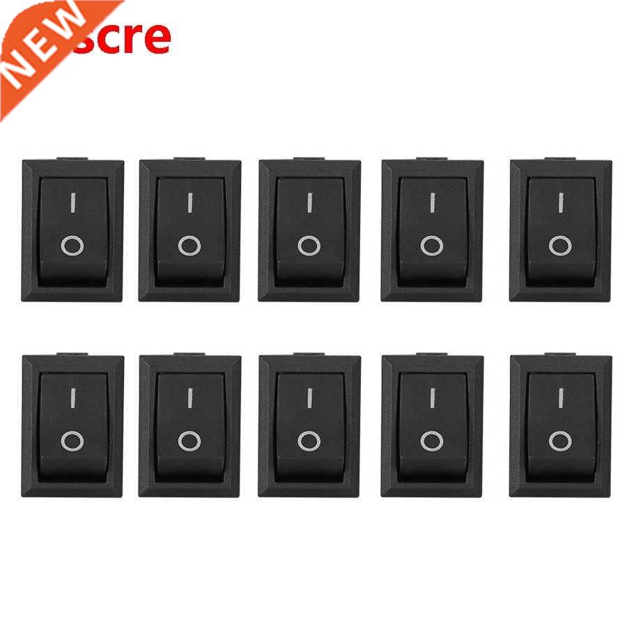 10PCs 2-Pin Switch Rocker On/Off 2-Position Plastic Industri