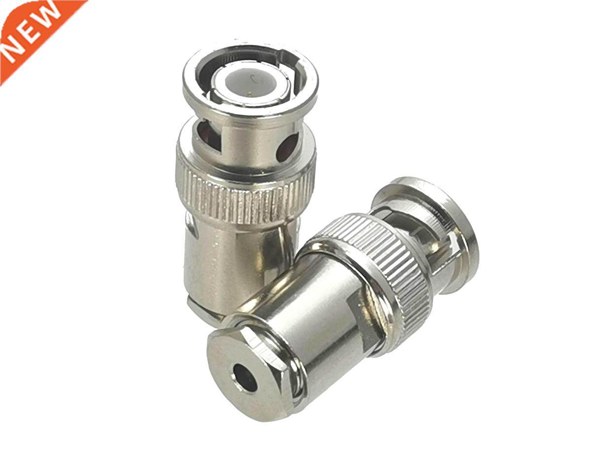 10Pcs Connector BNC Male plug Clamp RG316 RG174 LMR100 Cable