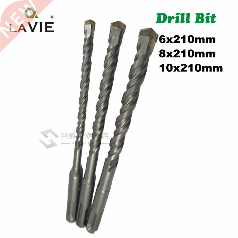 LAVIE pc/Lot SDS Plus Drill Bits 6 8 10mm 210mm Hole Saw Dr