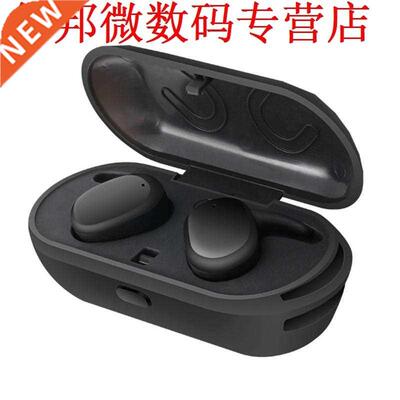 Black Mini TWS Bluetooth V4.1 Touch Earbuds With Storage and