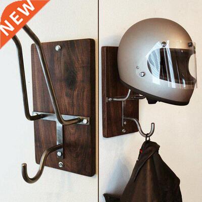 2021 Motorcycle Helmet Rack & Jacket Hook Hat Storag