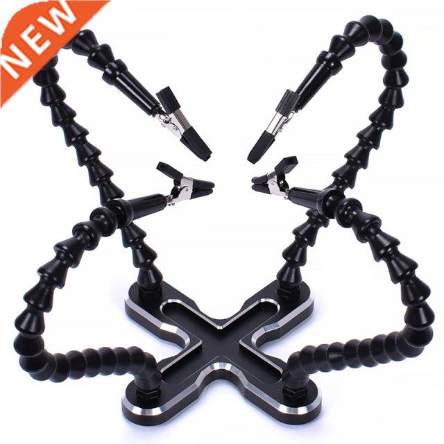 Soldering Station With 4Pc Flexible Arms Soldering Iron Hold