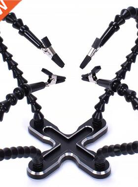 Soldering Station With 4Pc Flexible Arms Soldering Iron Hold
