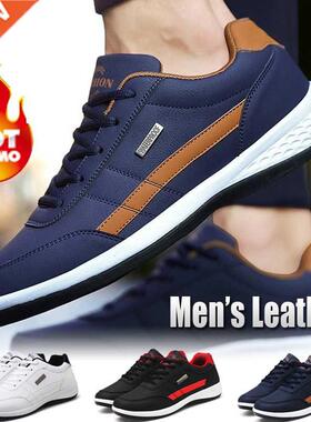 2021 Leather Men Shoes Luxury Brand England nd Casual Shoes