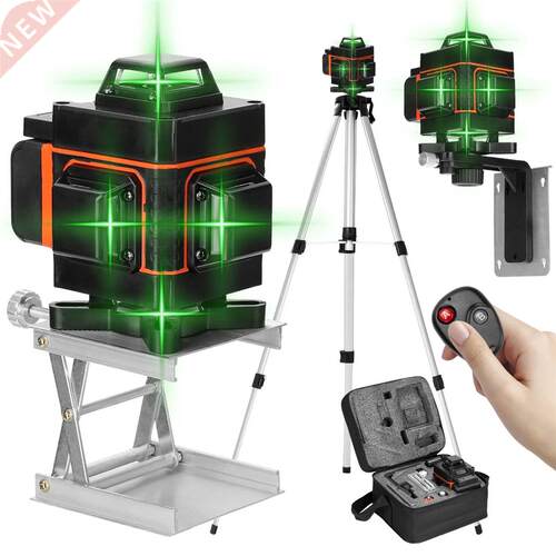 16 Lines Green Laser Level Self-leveling Level Tool full set