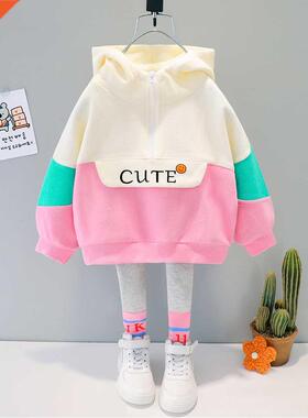 Hot Infant Baby Girl Hooeded Casual Clothes Outfit Set Spri