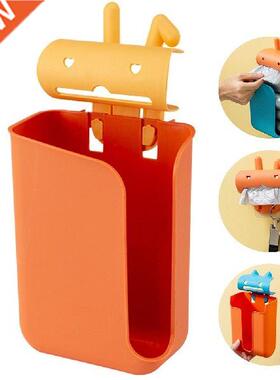 Kitchen Cartoon Garbage Bag Storage Box Bathroom Plastic