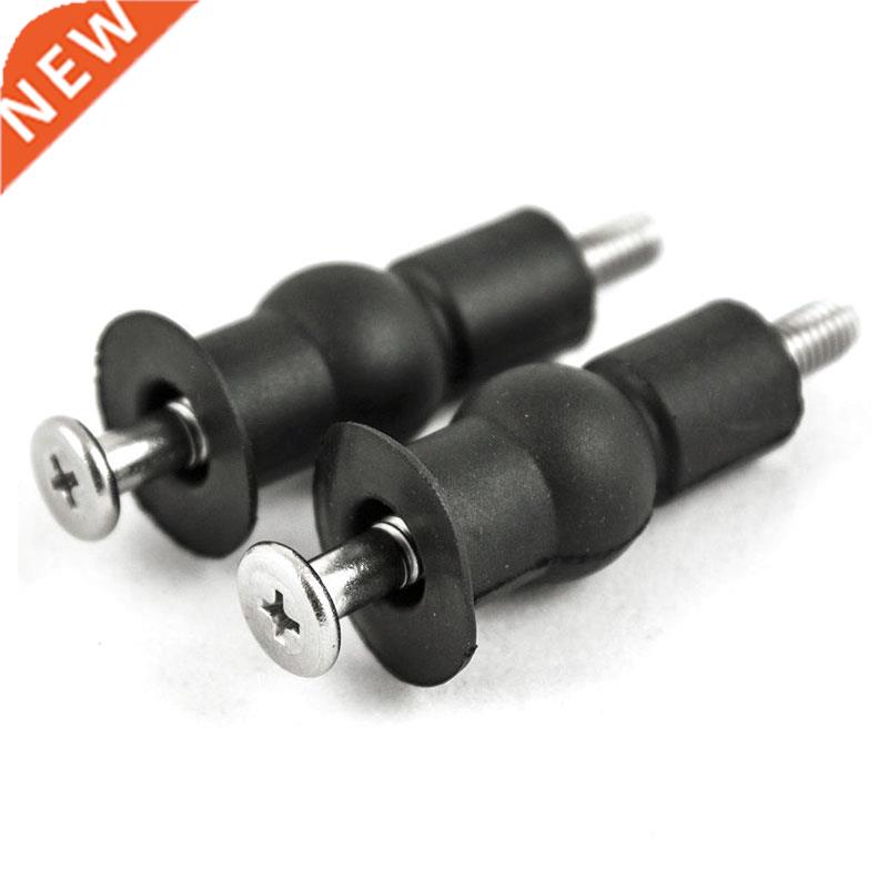 2Pcs Seat Hinge Blind Hole Fixing Fix Well Nut Screw Rubber