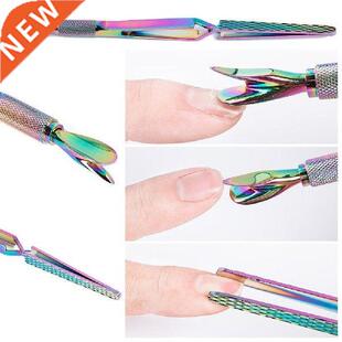 Nail Extension Tips Holder Shaping Clip Cuticle Pusher