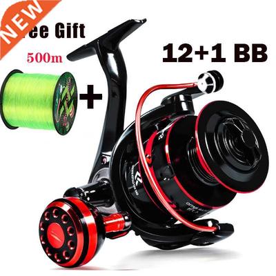 2024 new 12+1BB Spinning Fishing Reel High Sngth Aluminum