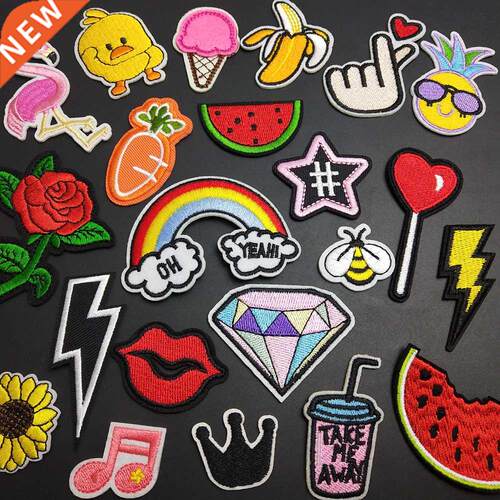 Cute Animal Badge Stickers  Embroidery Patches For Kids C