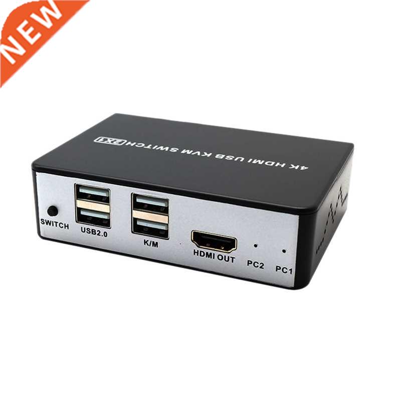 HDMI USB KVM SWITCH Support Hotkey Switching,4K/60Hz KVM Swi