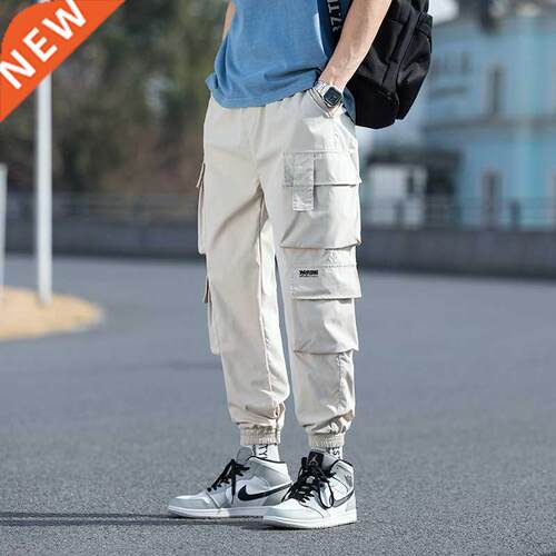 2022 Oversized Men Cargo Pants Sreetwear Black Mens Jogging