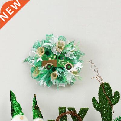 Festival Decoration Irish Festival Wreath Clover St Patrick'