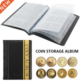120 Pockets Coin Storage Album Book for Collector Coin Hold