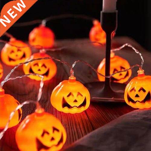 10/20/40 LED Halloween Pumpkin Light String Fairy DIY