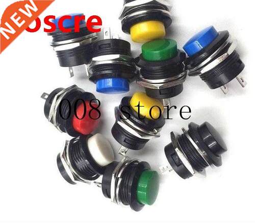 18pcs 16MM Self Return Momentary Push Button Switch 6A/125VA