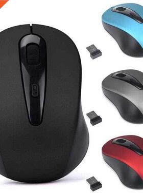 Ergonomic 2.4GHz USB Optical Wireless Mouse,2000DPI Adjustab