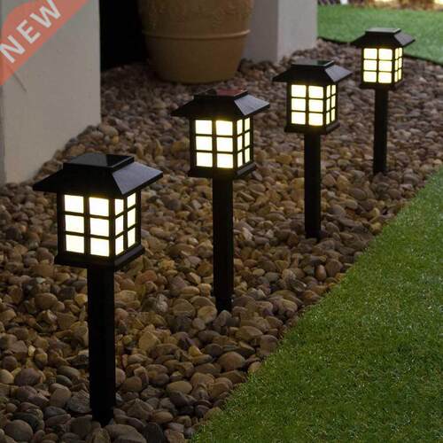4 PCS LED Solar Pathway Light Outdoor Garden Lawn Lamp Solar