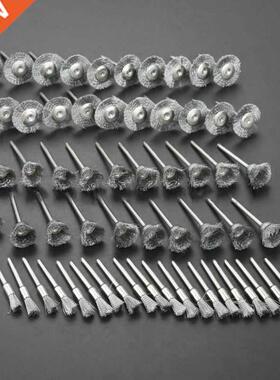 60pcs/Set Wire Brushes Wheel Electric Polishing Woodworking