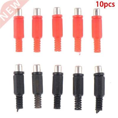 10 Pcs/ RCA Audio Connectors Female Welding Jack Cold