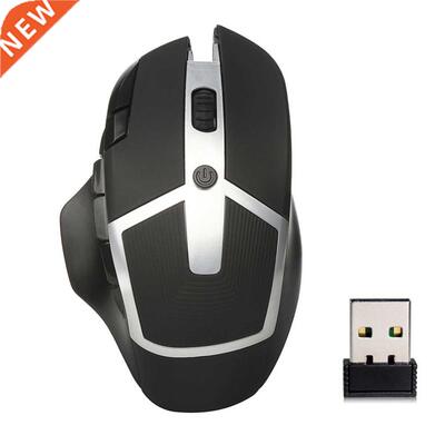2400DPI 8 ButtonS 2.4GHz USB Optical Mouse for PC Desktop La