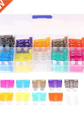 100Pcs Medium Size Blade Car Fuse Assortment Set 2A-10 15 20