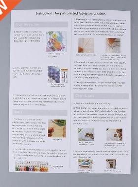 The Lakeside House  Stamped Cross Stitch Kit Embroidery