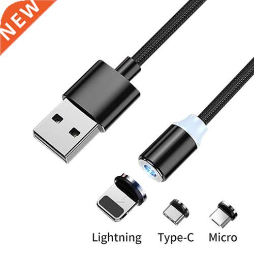Magnetic Micro USB Cable For iPhone Samsung Android Fast Cha