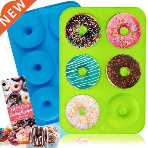 Durable Silicone Mold  Baking Tools 6 Hole Donuts Cake